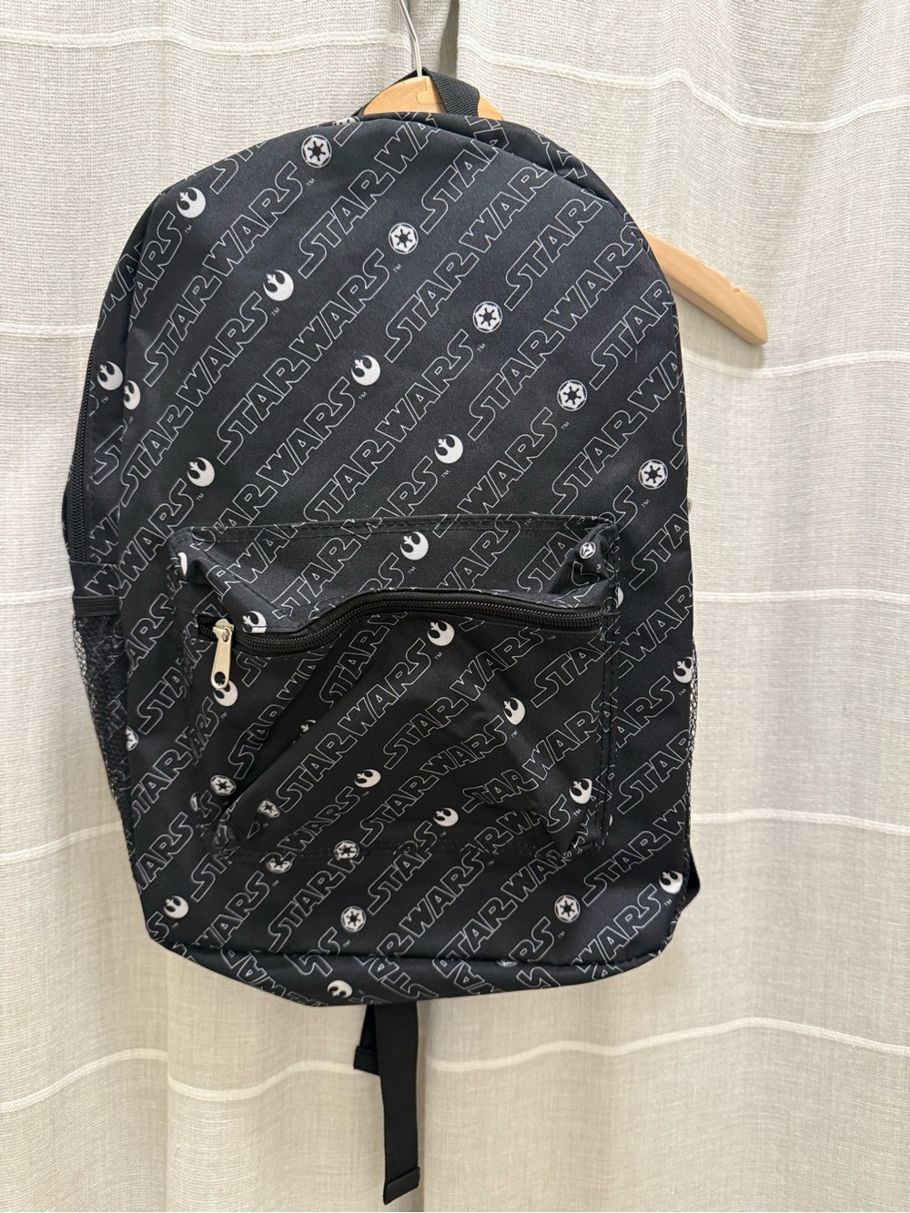 Star Wars Black Logo Print Men's Backpack